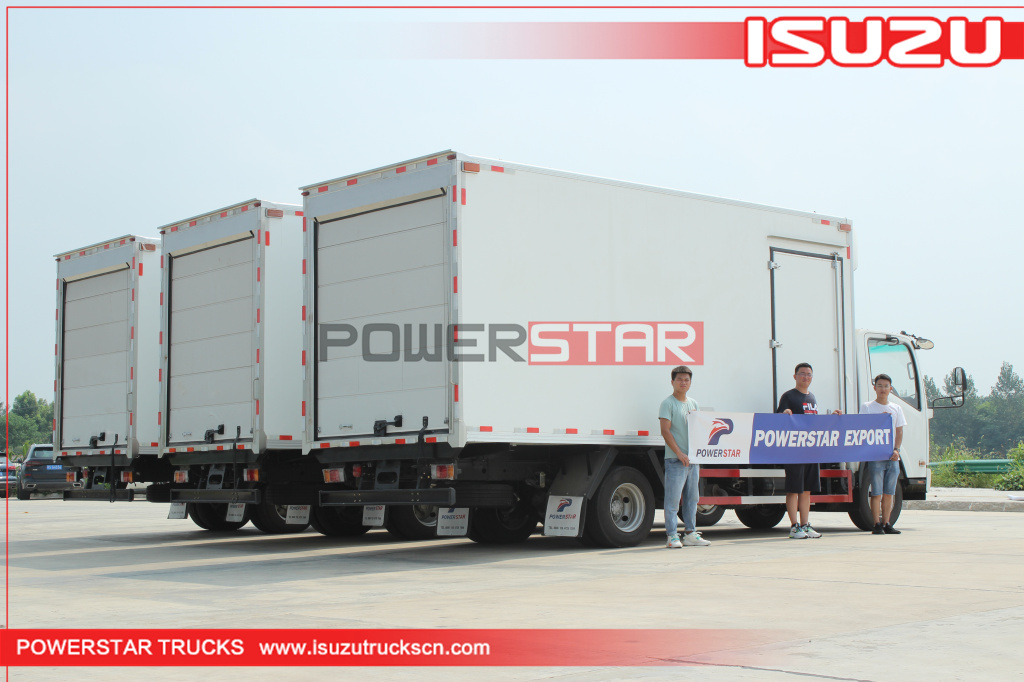 Chile ISUZU NPR carrier freezer truck refrigeration units for refrigerated box trucks for sale