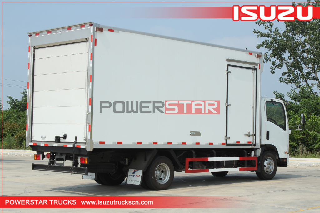 Chile ISUZU NPR carrier freezer truck refrigeration units for refrigerated box trucks for sale