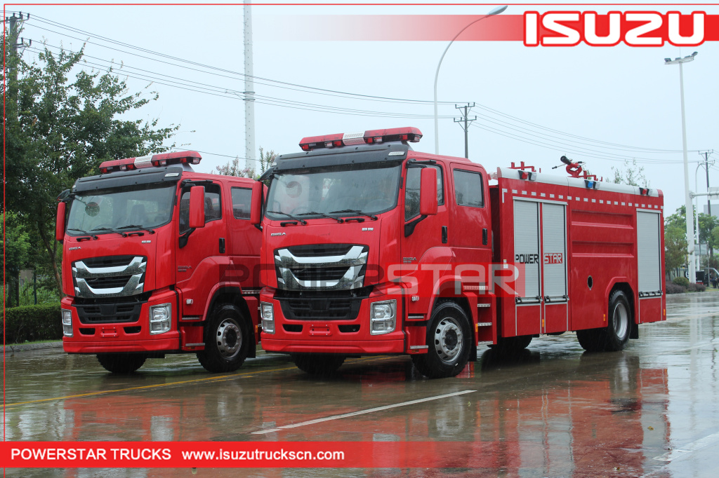 Philippines ISUZU GIGA Fire Engine Fire Extinguish Water Tank Fire Truck