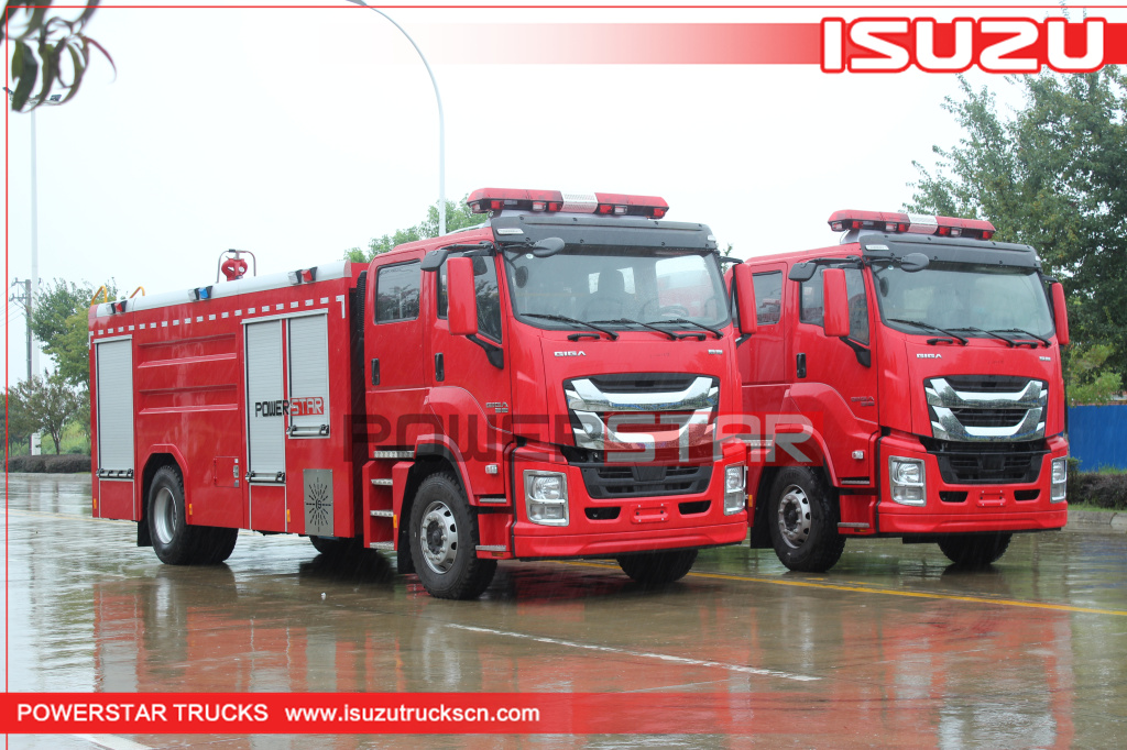 Philippines ISUZU GIGA Fire Engine Fire Extinguish Water Tank Fire Truck