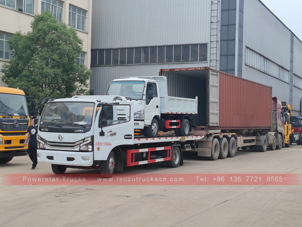 Philippines ISUZU 4X2 6 wheel dump truck 2T 3T 5T Tipper Mini Cargo Truck for Sale