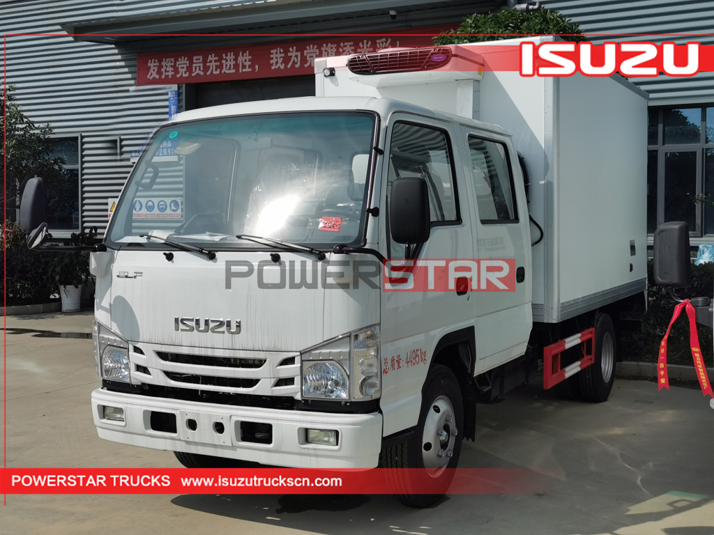 ISUZU ELF 100P Double cabin Refrigerated Truck Freezer Vehilcle