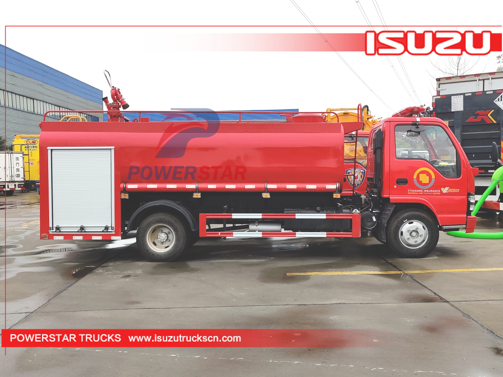 Philippines ISUZU NKR 600p 2tons Water Foam Fire Truck Rescue Pumper Fire Engine