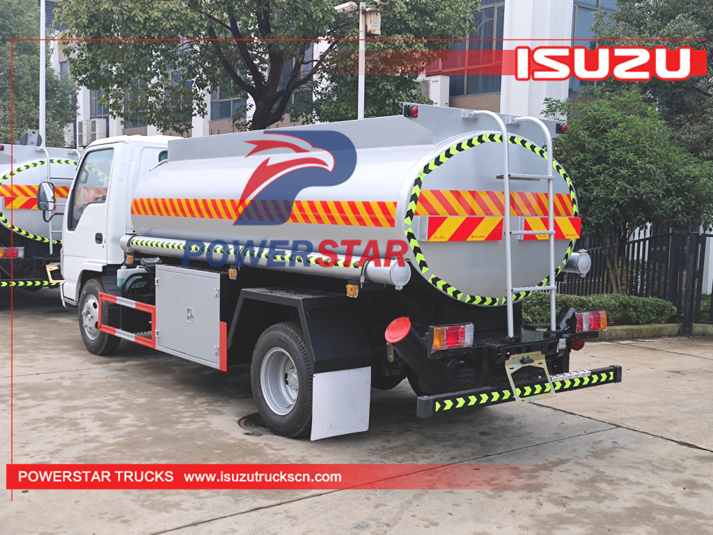 ISUZU NPR 100P ELF Factory Price Diesel Petrol Refueling Oil Transport Tank Truck Gasoline Fuel Tanker Truck with Dispenser