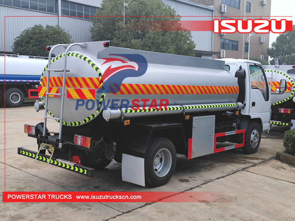 ISUZU NPR 100P ELF Factory Price Diesel Petrol Refueling Oil Transport Tank Truck Gasoline Fuel Tanker Truck with Dispenser