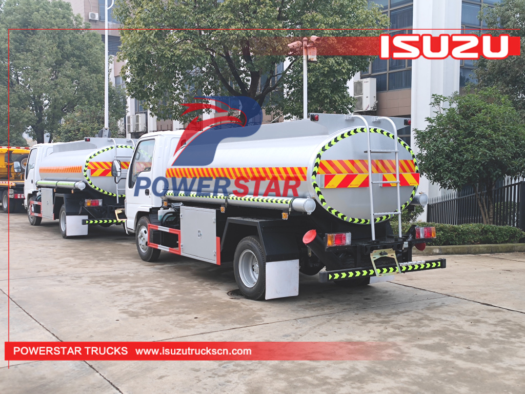 ISUZU NPR 100P ELF Factory Price Diesel Petrol Refueling Oil Transport Tank Truck Gasoline Fuel Tanker Truck with Dispenser