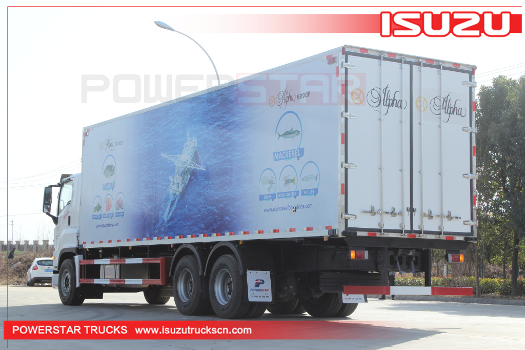 Kenya NEW Isuzu GIGA Van Refrigerated Freezer Truck seafood Refrigerator Trucks for Meat and Fish