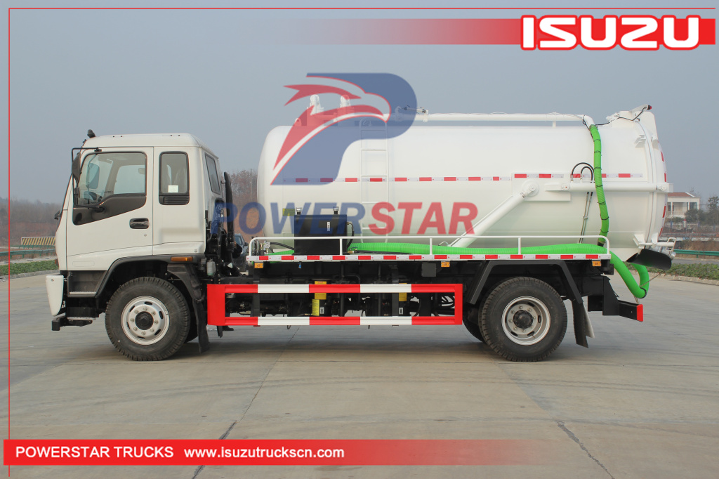 ISUZU FTR 14,000L Septic truck Fecal Vacuum Sewage Tank Pump trucks