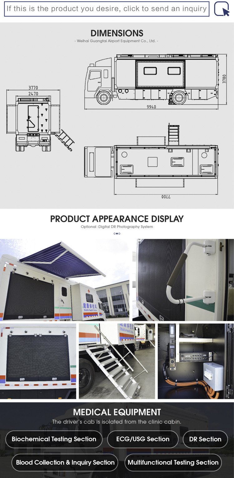 ISUZU mobile health clinic mobile clinic for medical education truck mobile hospital