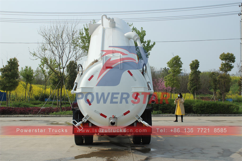 Customized ISUZU sewer cleaner truck for Djibouti