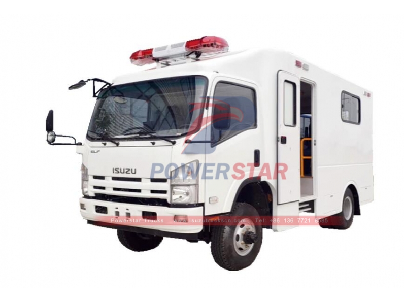 ISUZU NPR/700P/ELF 4X4 all wheel drive Ambulance Hospital Rescue truck Patient Transport Vehicle for sale