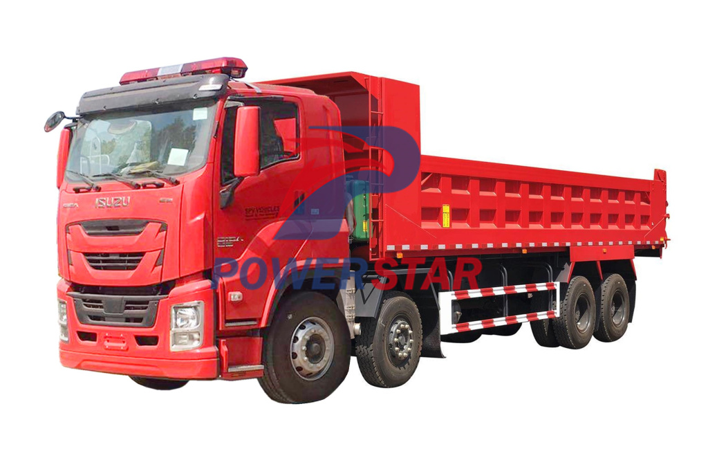 China Original ISUZU GIGA 12 Wheeler 350HP 380HP 8X4 Tipper/ Dump Truck 40 Ton 50 Ton New or Used Heavy Truck