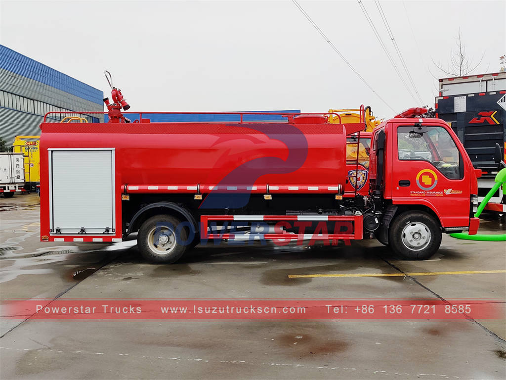 Philippines ISUZU 4×2 2000L water tender at best price