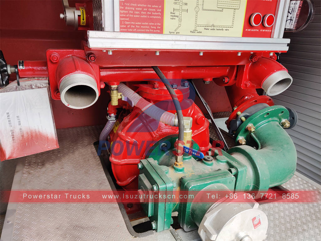 ISUZU NKR/600P fire fighting water truck for sale