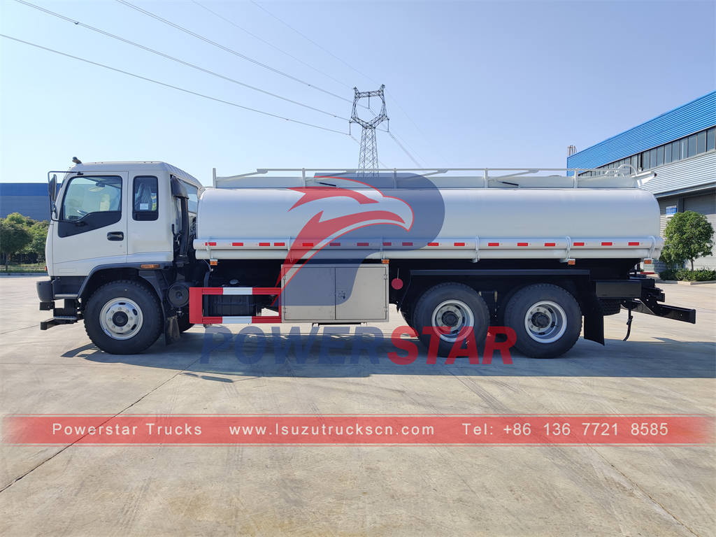 ISUZU 10 wheeler stainless steel water tanker at best price