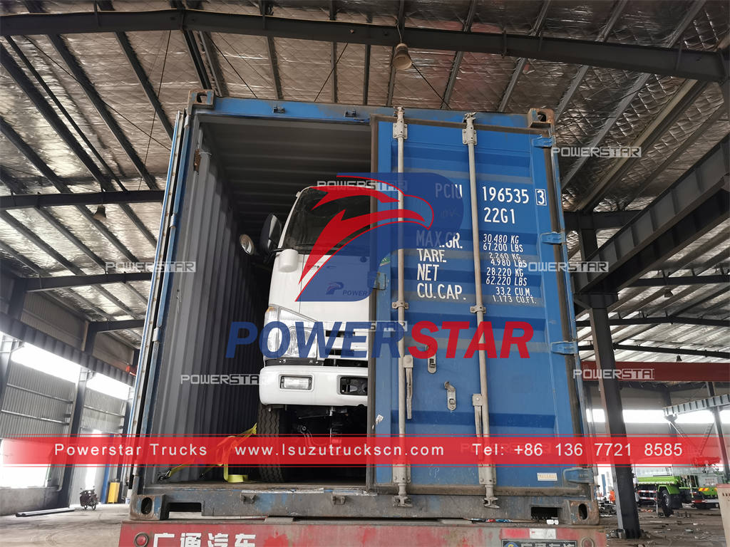 Custom-made ISUZU mini sewer cleaner truck exported to Vietnam