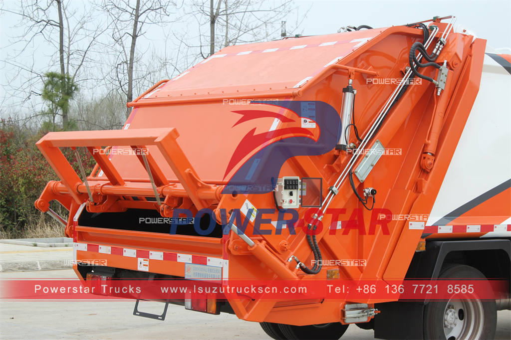 ISUZU 4×2 rear loader waste compactor for Philippines