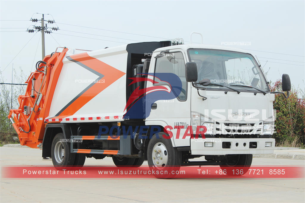 ISUZU 100P 6CBM rear loader for Philippines