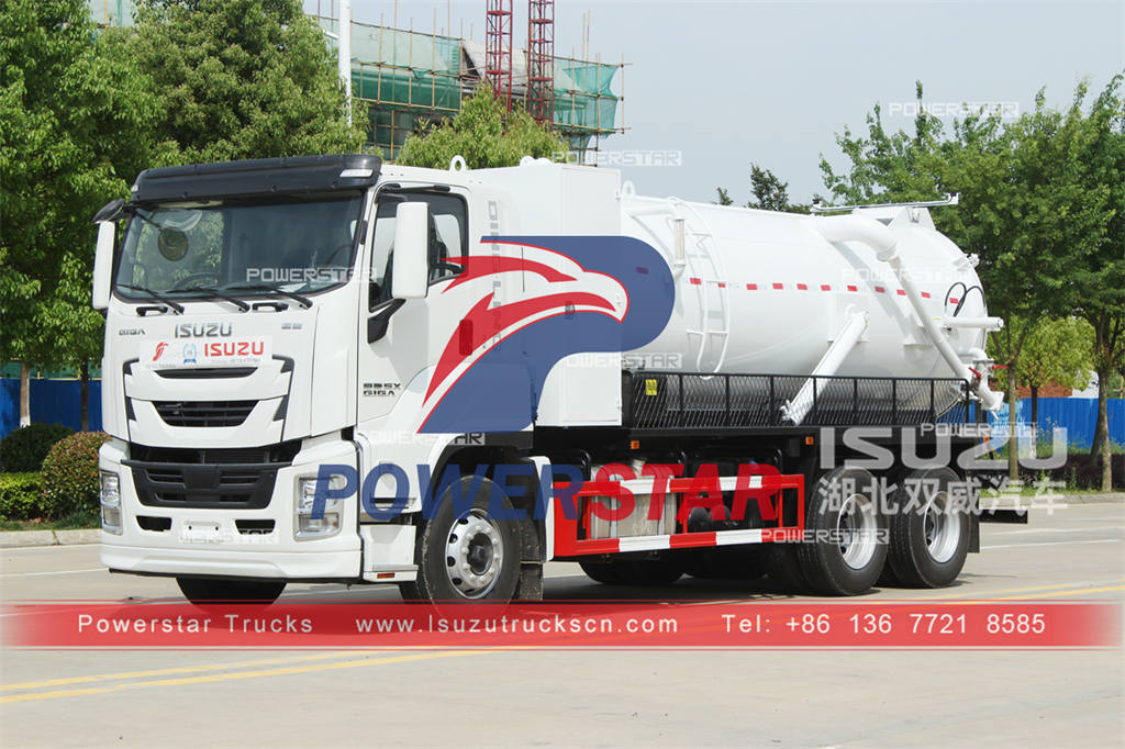 ISUZU vacuum sewage trucks for sale