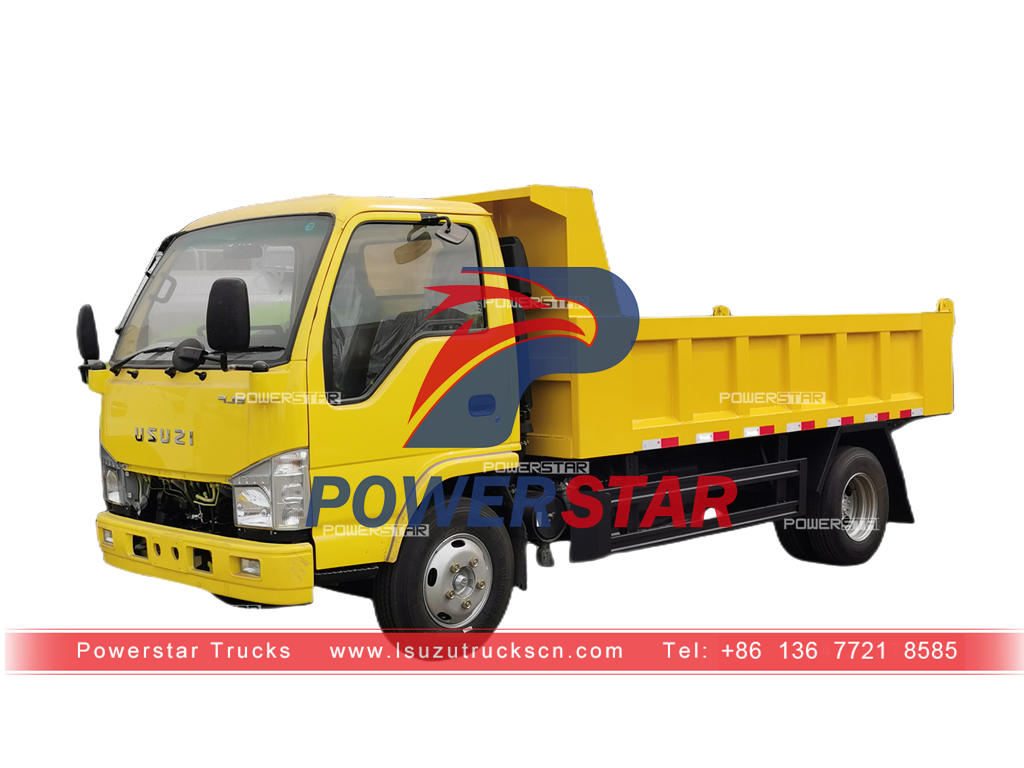 ISUZU mini tipper lorry exported to Micronesia