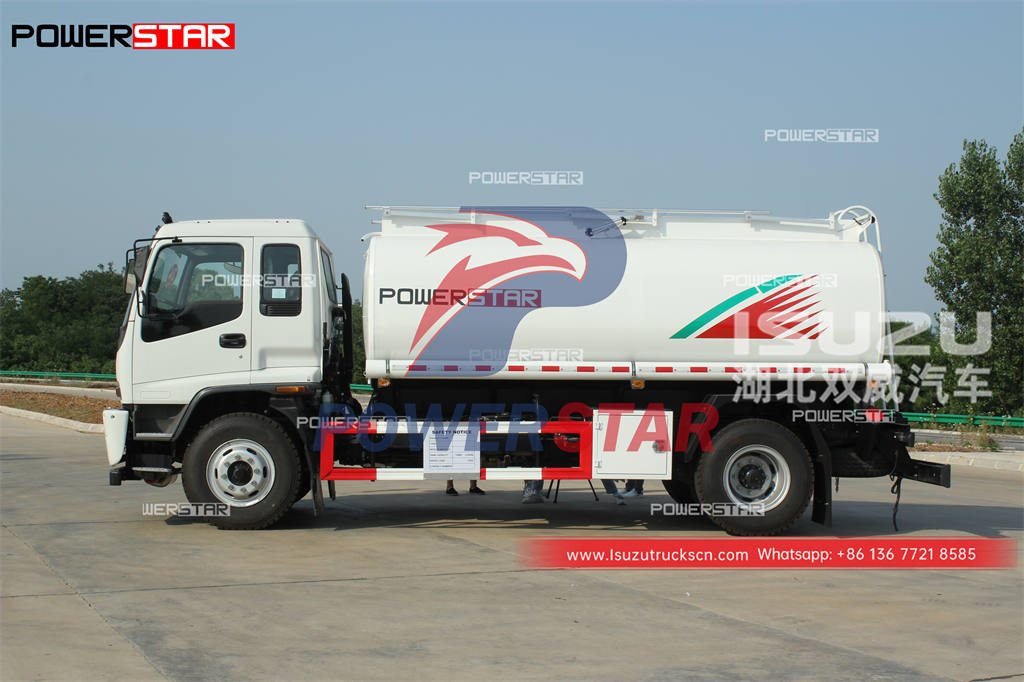 ISUZU FTR 12000L refueling tank truck for sale