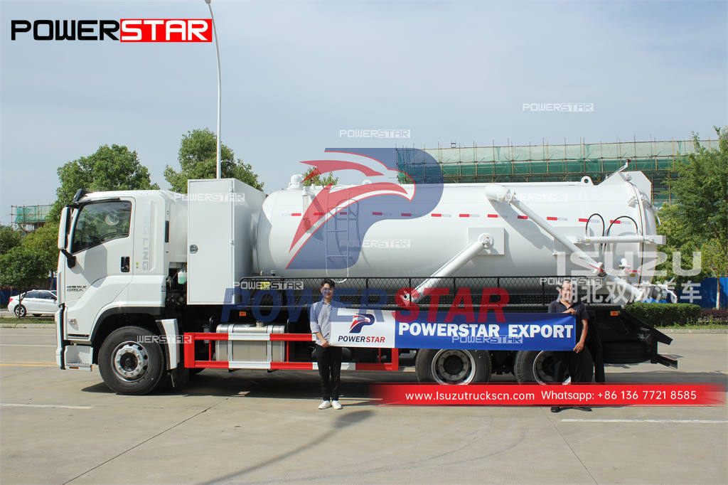 High quality ISUZU GIGA 12CBM sewer cleaner truck at best price