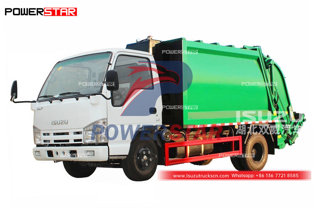 Cost-effective ISUZU 6CBM refuse compressor truck for sale