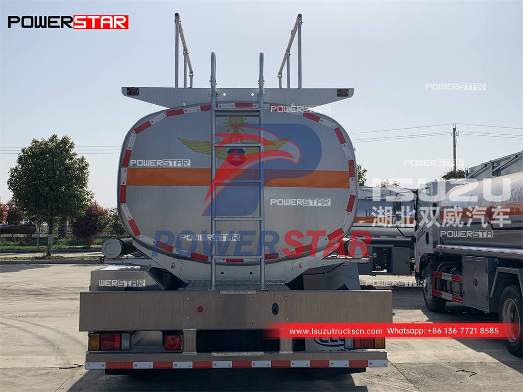 ISUZU FTR 6 wheeler aviation fuel tank trucks for Cambodia