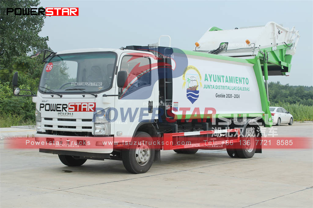 POWERSTAR export ISUZU 10CBM garbage compactor