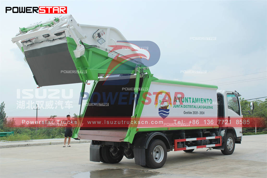 POWERSTAR export ISUZU 10CBM garbage compactor