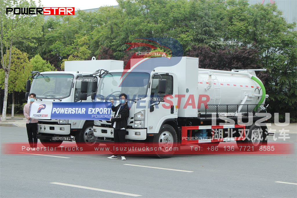 ISUZU 6000L vacuum truck with MORO pump