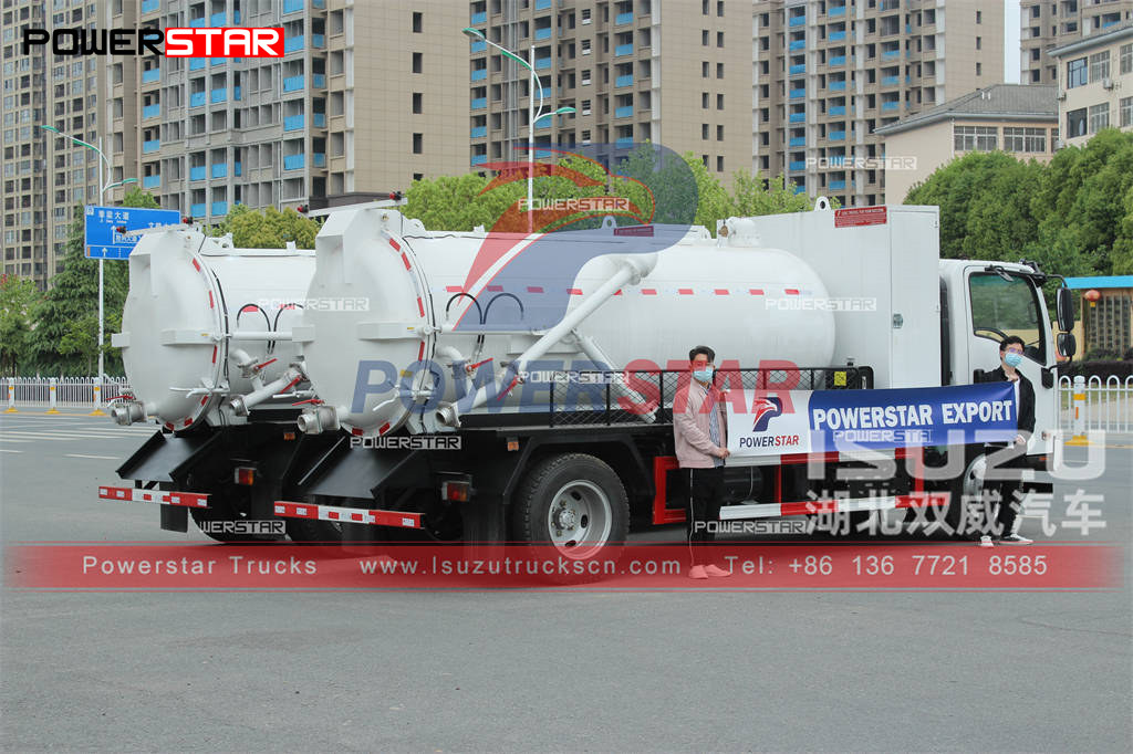 ISUZU 6000L vacuum truck with MORO pump