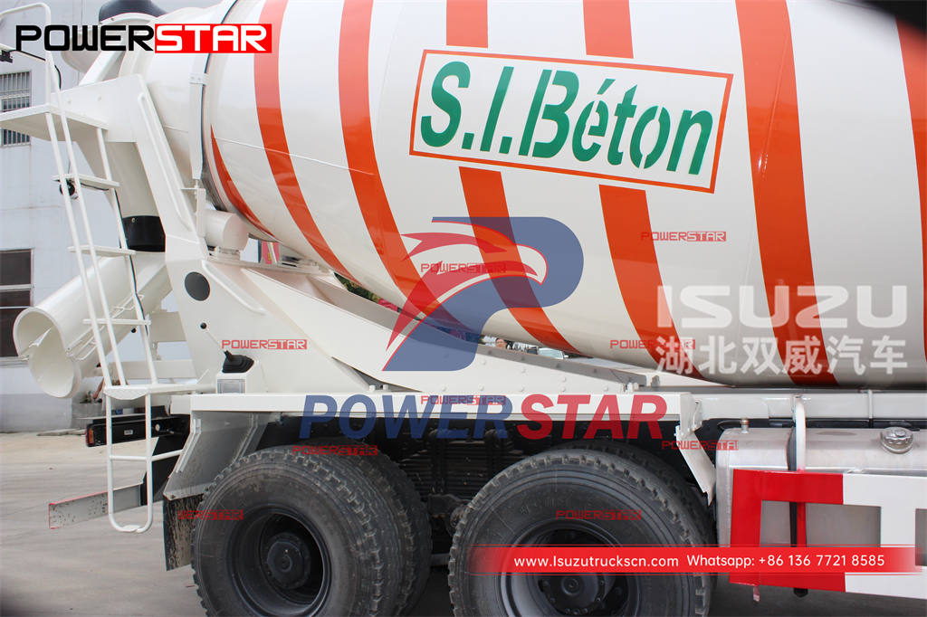 High quality ISUZU GIGA 12 wheeler Transit Cement Mixer on sale