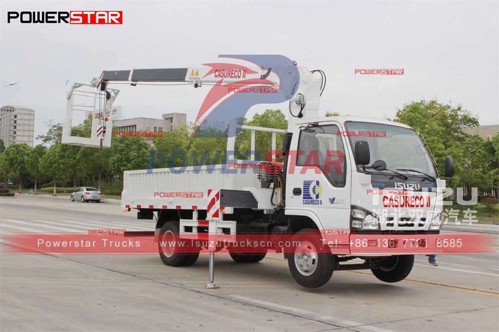 POWERSTAR Man Lifter Truck with Basket Manual--Cambodia