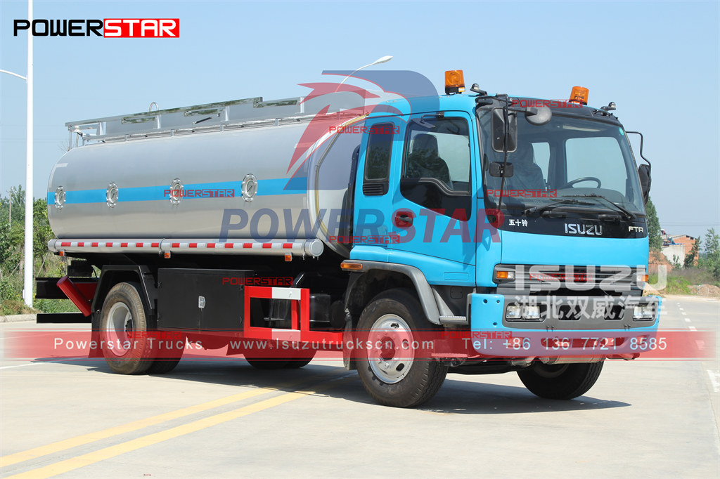 POWERSTAR 16000L ISUZU refueling oil truck export to Philippines