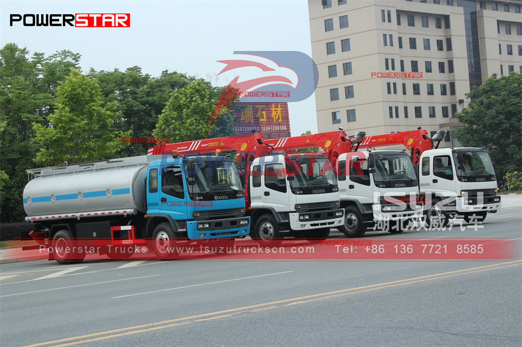 POWERSTAR 16000L ISUZU refueling oil truck export to Philippines