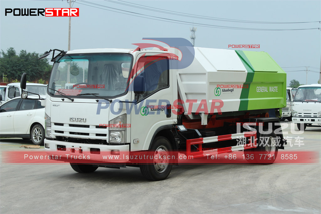 ISUZU Hook 8CBM Loader Truck Manual export Mongolia