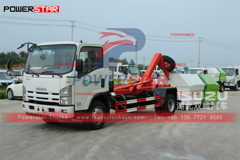 ISUZU Hook 8CBM Loader Truck Manual export Mongolia