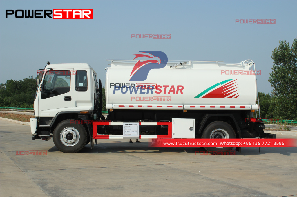 Japan ISUZU FTR FVR Fuel Tank Dispenser Truck Oil Refueling Truck for sale