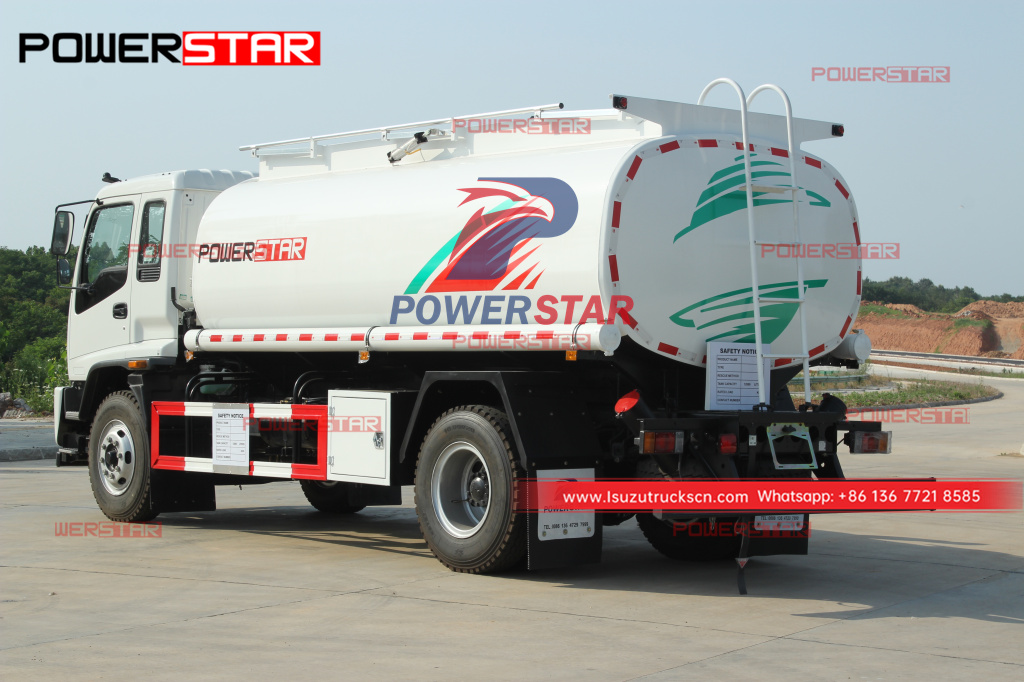 Japan ISUZU FTR FVR Fuel Tank Dispenser Truck Oil Refueling Truck for sale