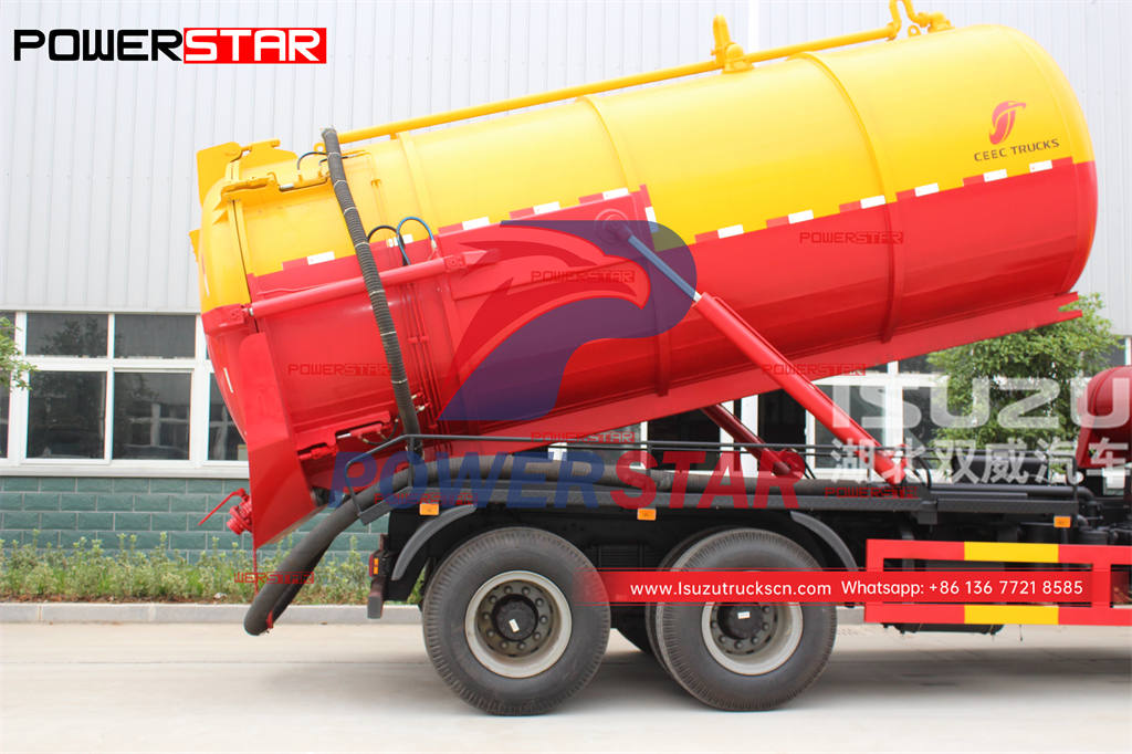 Durable ISUZU FVZ 6×4 cesspool emptier at discount price