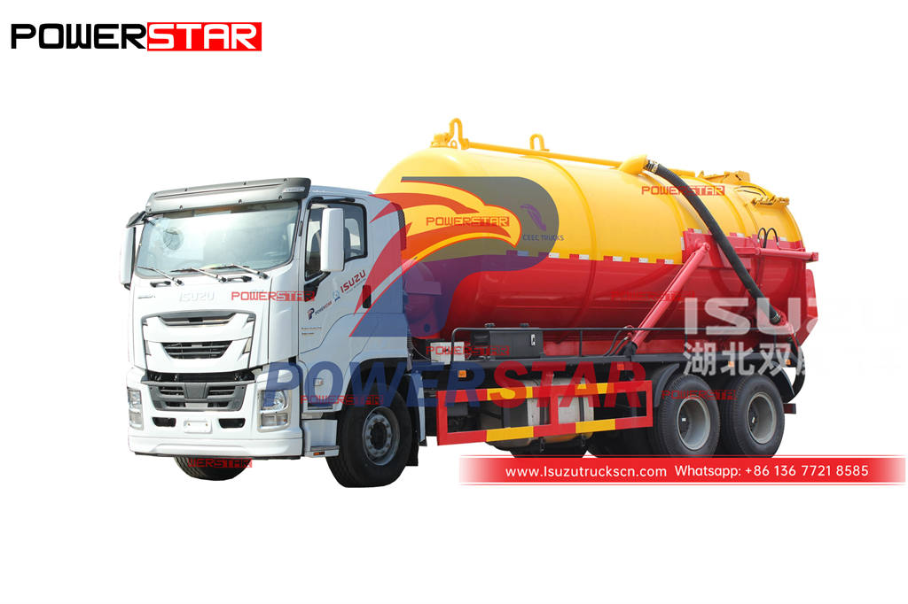 Good quality ISUZU GIGA 6×4 gully sucker on special offer