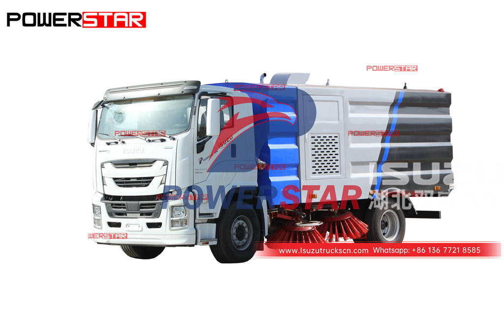 ISUZU GIGA 4×2 vacuum road sweeper for sale