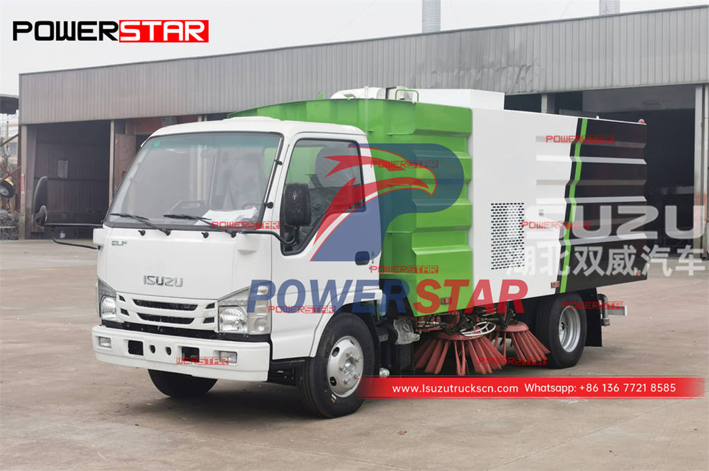 ISUZU 4×2 98HP street sweeping truck for sale