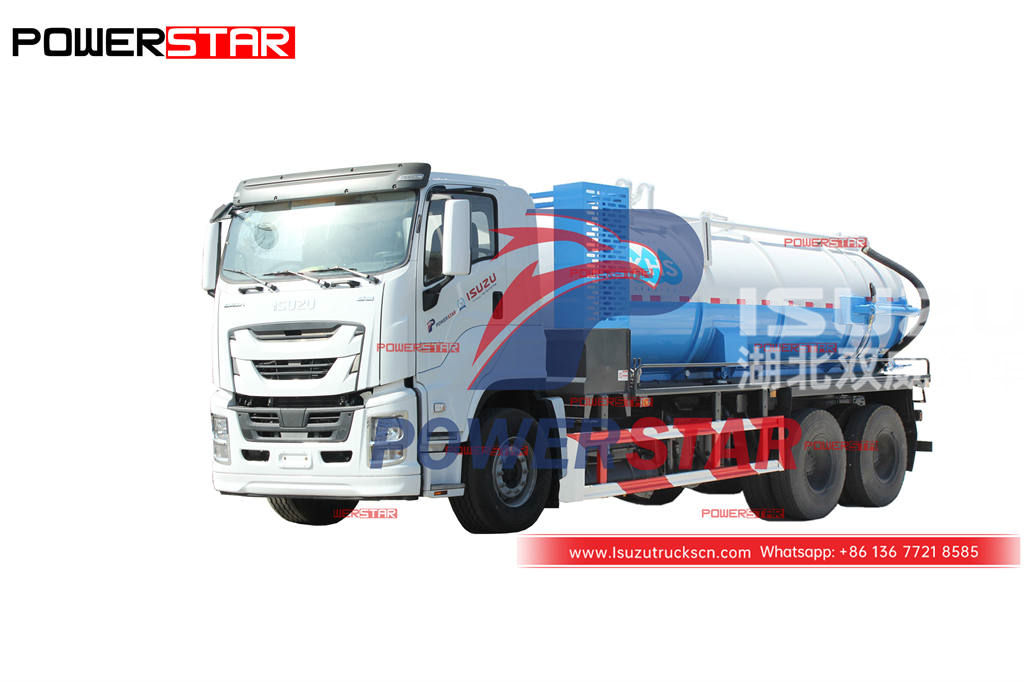 ISUZU GIGA heavy duty 10 wheeler cesspool cleaner for sale