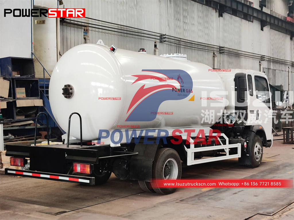 ISUZU NPR 190HP gas filling truck at best price