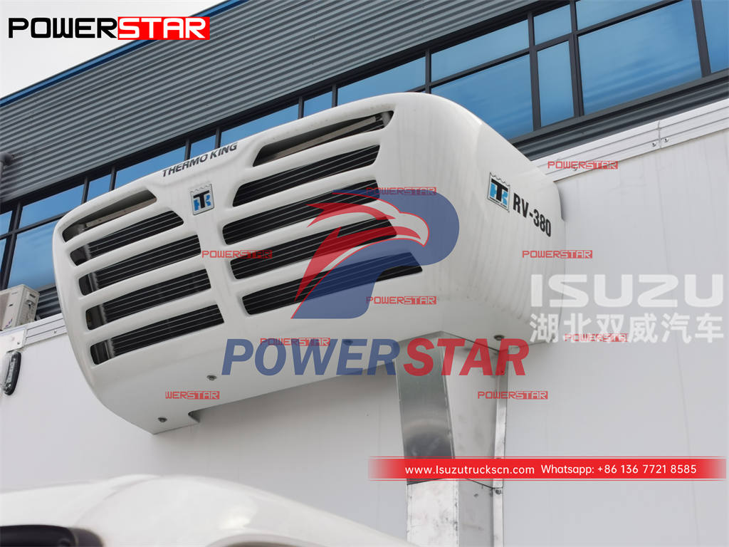 ISUZU NKR/600P 130HP small chiller box truck on special offer