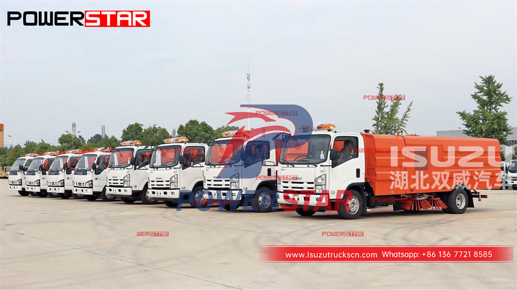 Custom-made ISUZU sweeper trucks at best price