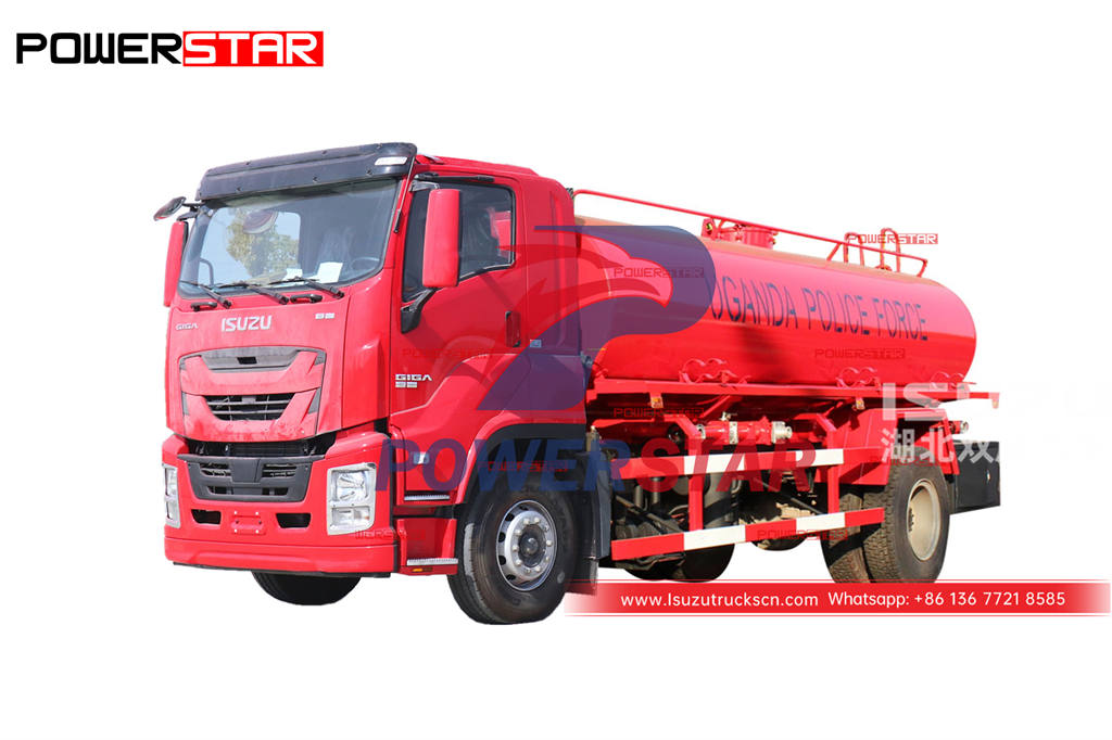 ISUZU GIGA 6 wheeler fire fighting water tender for sale