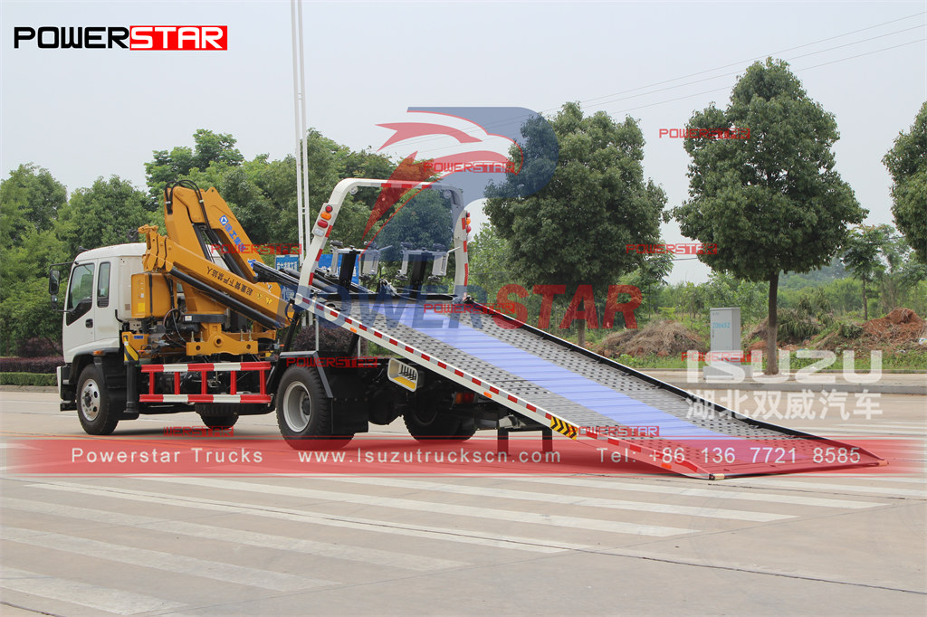 POWERSTAR Wrecker Truck with Crane Manual Ethiopia